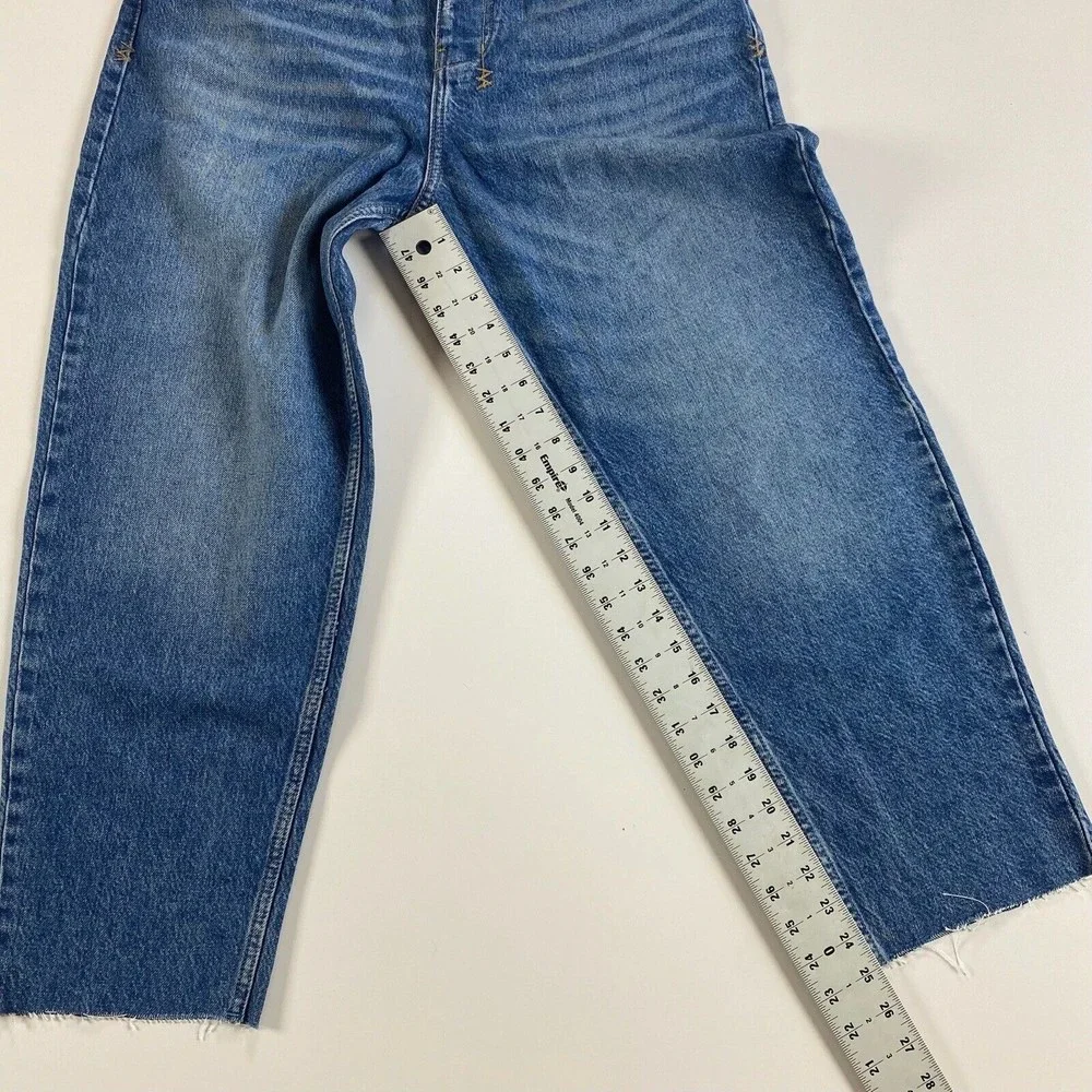 KSUBI Men's Bullet Crop Blazed Jeans Blue Size 33 NWT - Picture 4 of 12